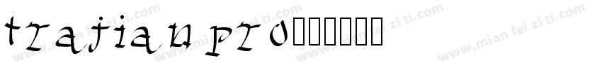 trajian pro字体转换